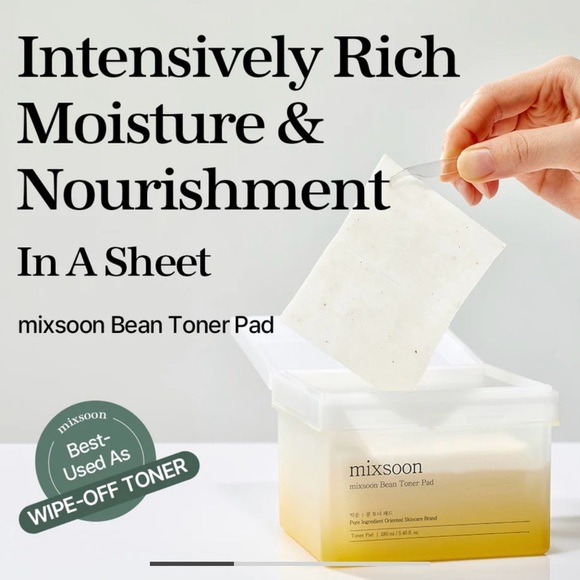 Korean Skincare Mixsoon Bean Toner Pad New - Picture 2 of 3